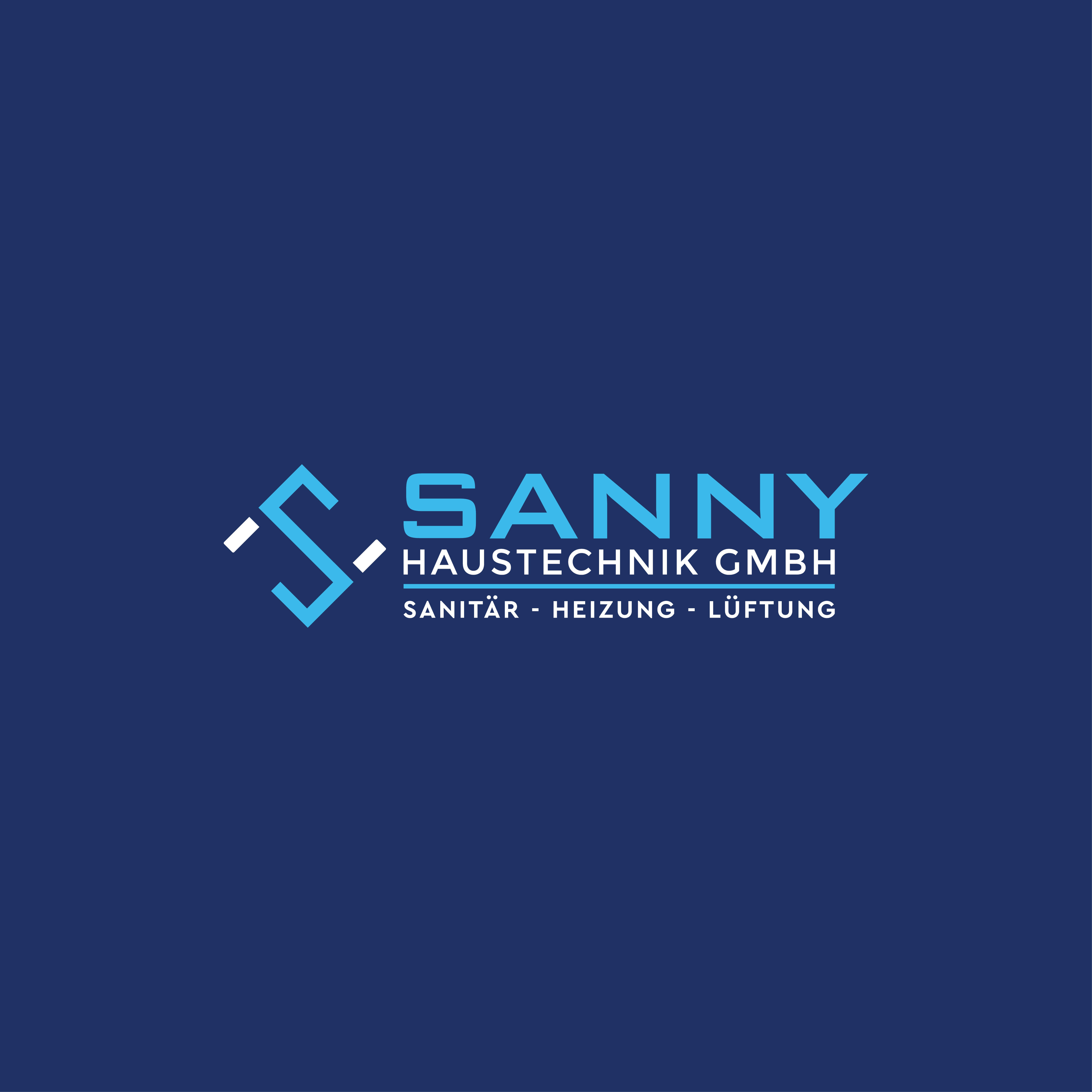 Logo Sanny Heizung Sanitär % Lüftungstechnik