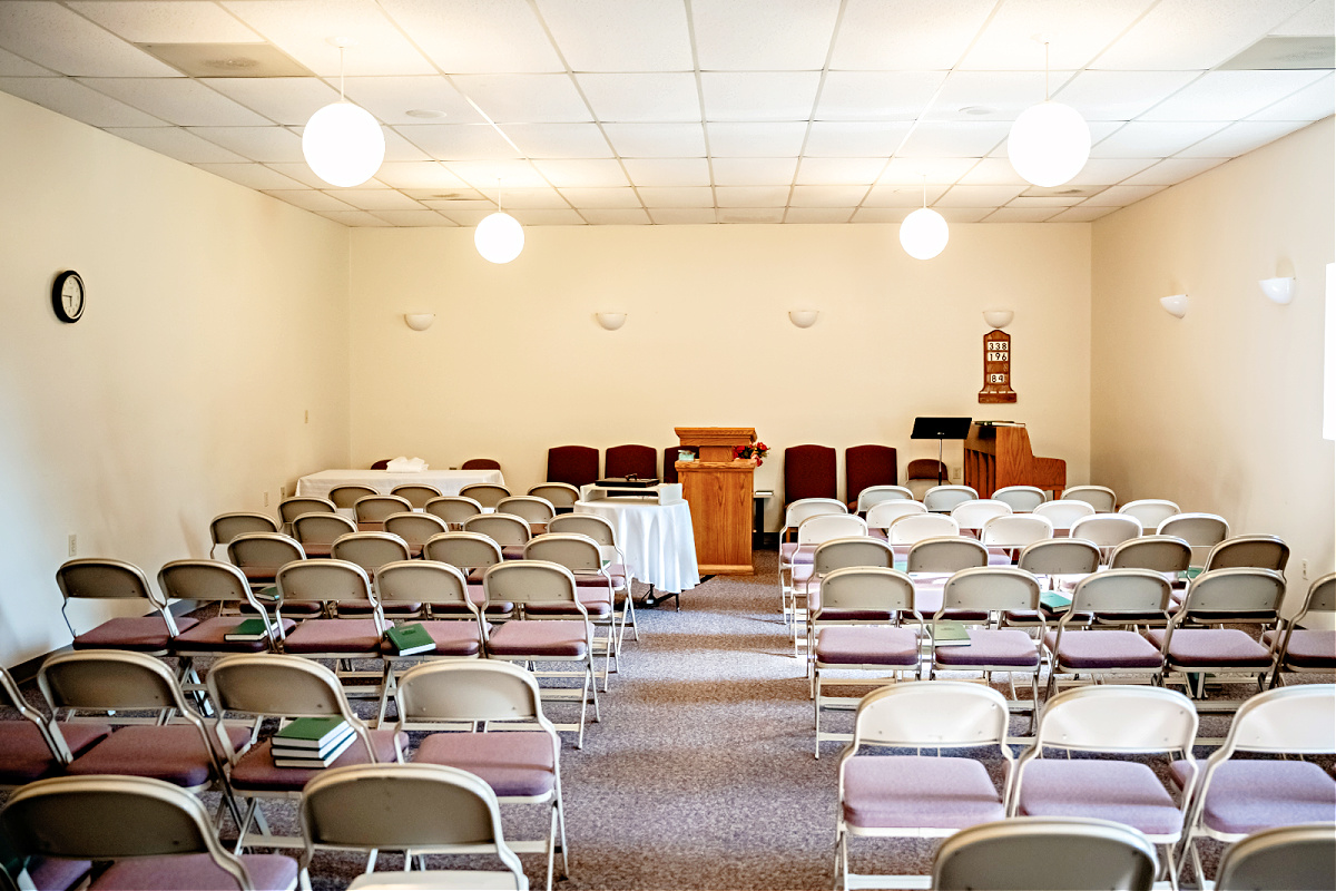 This is the chapel where we have our main worship service.