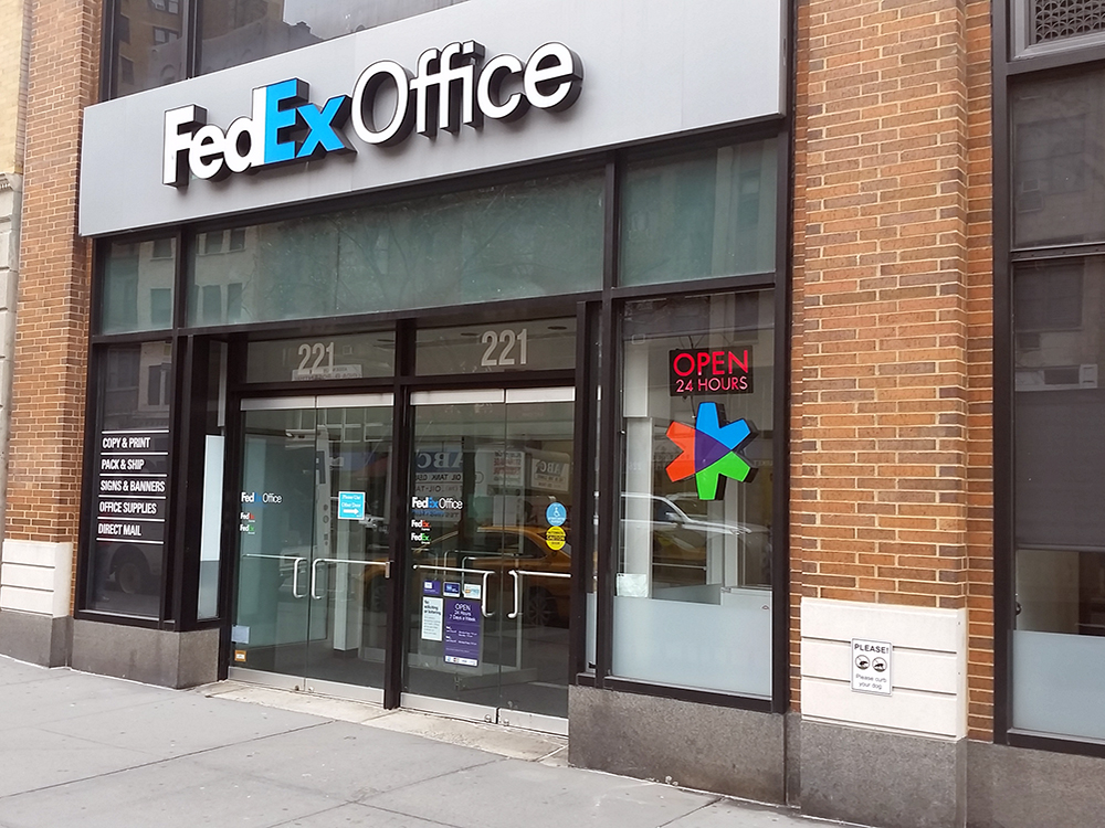 Exterior photo of FedEx Office location at 221 W 72nd St\t Print quickly and easily in the self-service area at the FedEx Office location 221 W 72nd St from email, USB, or the cloud\t FedEx Office Print & Go near 221 W 72nd St\t Shipping boxes and packing services available at FedEx Office 221 W 72nd St\t Get banners, signs, posters and prints at FedEx Office 221 W 72nd St\t Full service printing and packing at FedEx Office 221 W 72nd St\t Drop off FedEx packages near 221 W 72nd St\t FedEx shipping near 221 W 72nd St