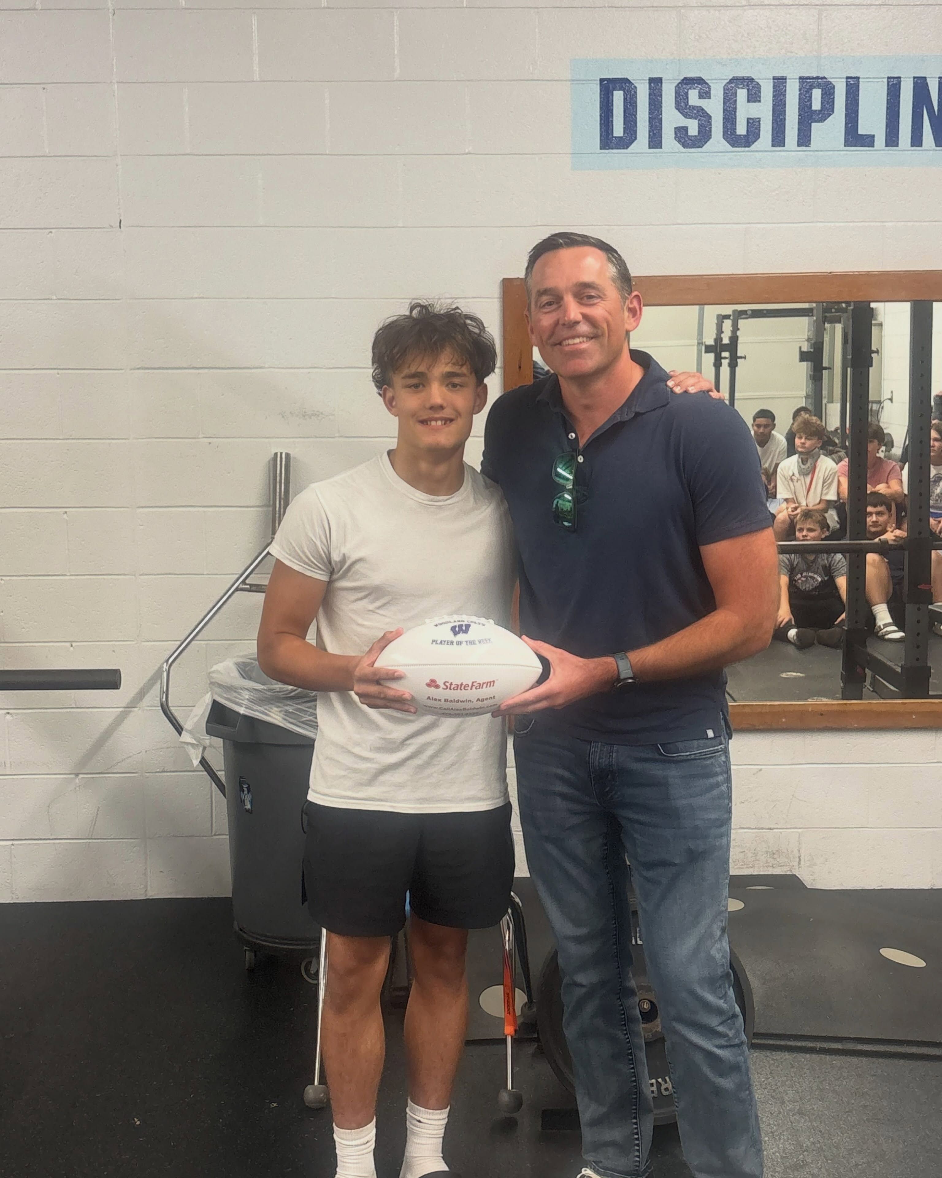 Congratulations to Woodland Colts Player of the Game, Mason George! Mason brought the hard work, grit, and dedication and left it all out on the field. Keep up the great work, Mason! Let’s go Colts!