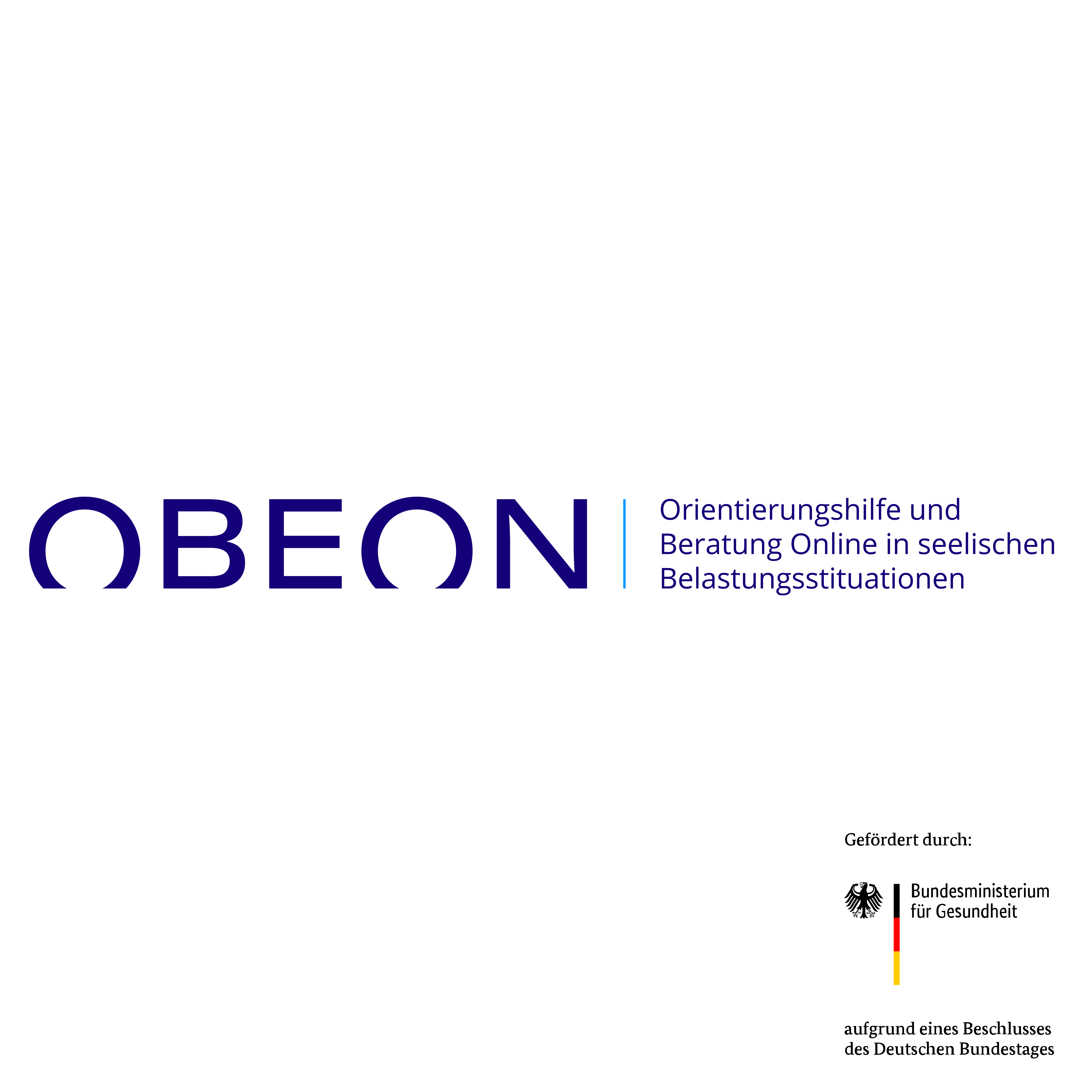OBEON – Orientierungshilfe und Beratung Online in seelischen Belastungssituationen in Köln - Logo