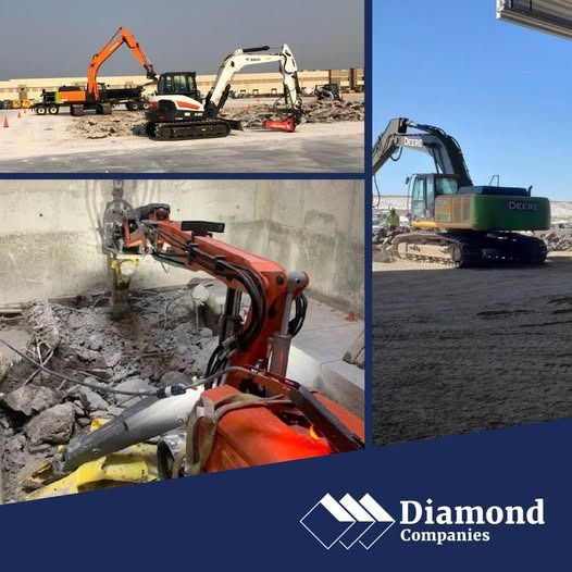 Robotic demolition, excavation, and heavy equipment deployed across commercial and civil projects in Colorado and beyond.