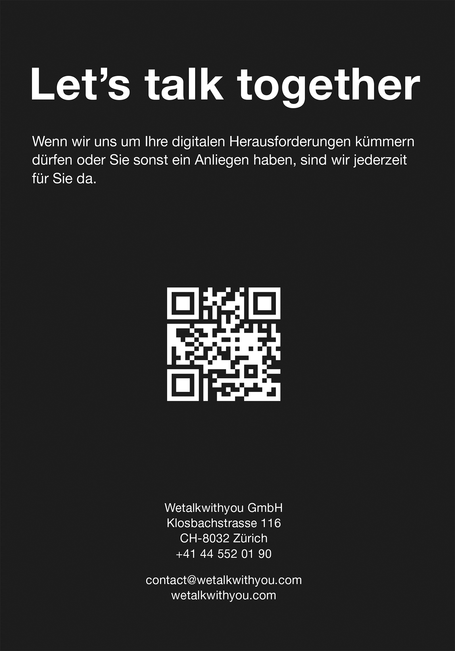 Bilder wetalkwithyou AG