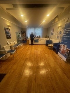 Reception downstairs