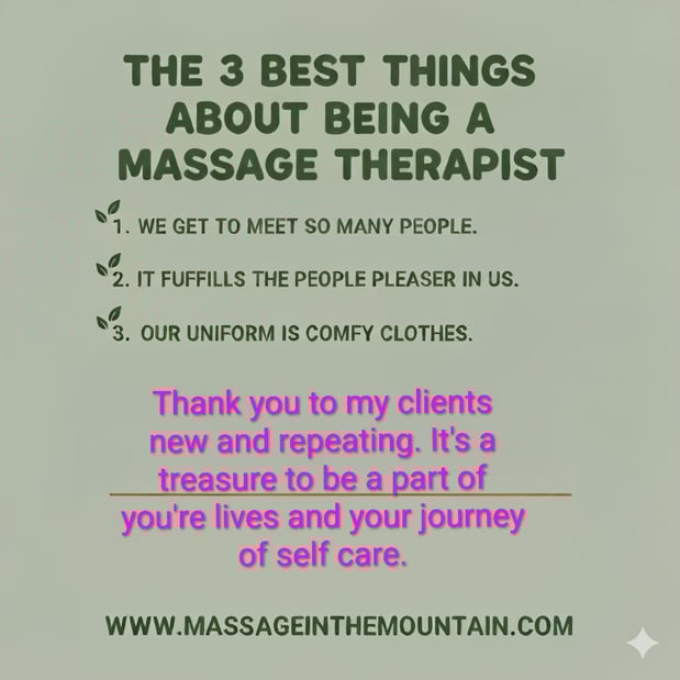 Images Massage in the Mountains