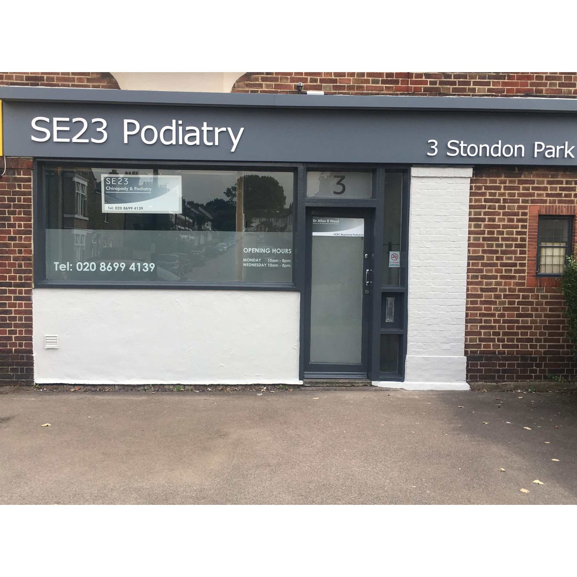 LOGO SE23 Podiatry London 020 8699 4139