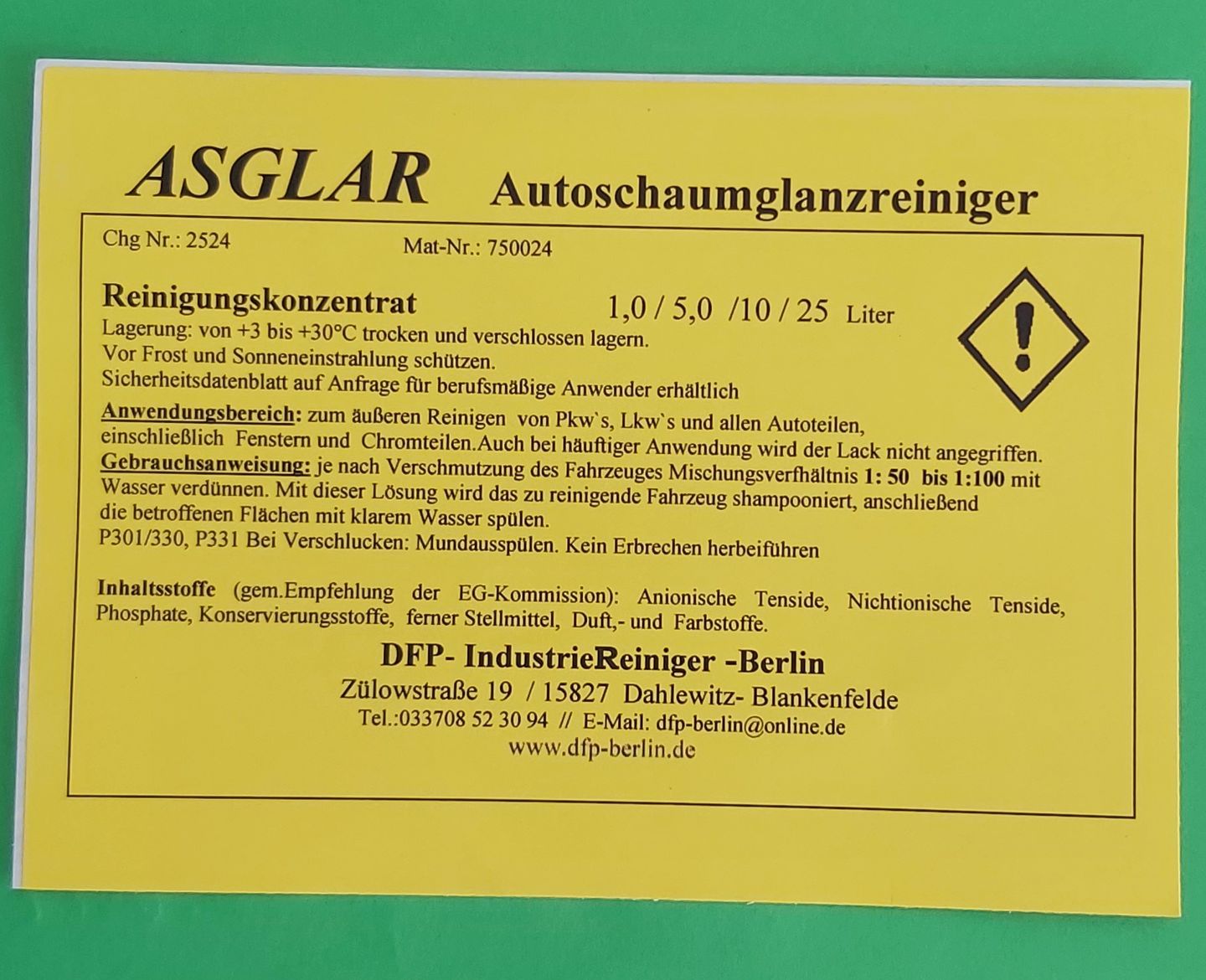 DFP -  IRB - IndustrieReiniger Berlin, Zülowstr. 19 in Blankenfelde-Mahlow