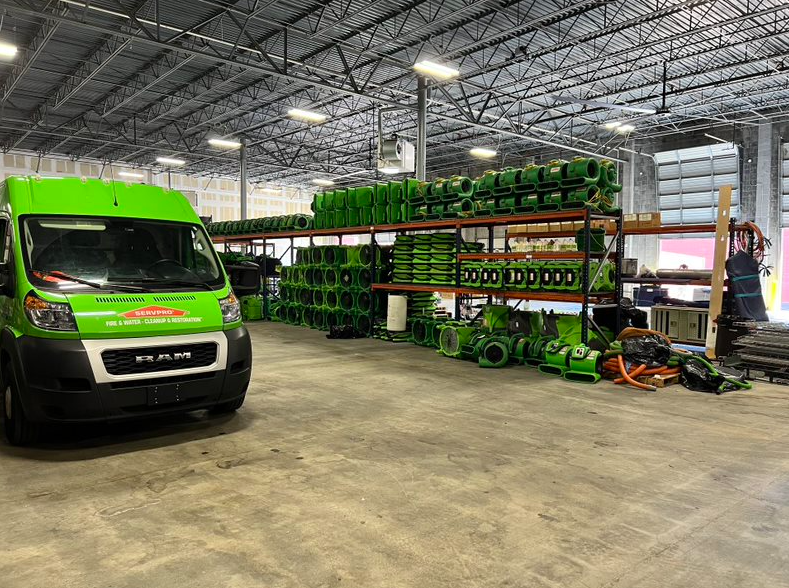 Inside view of SERVPRO of North Lilburn and North Lawrenceville's shop