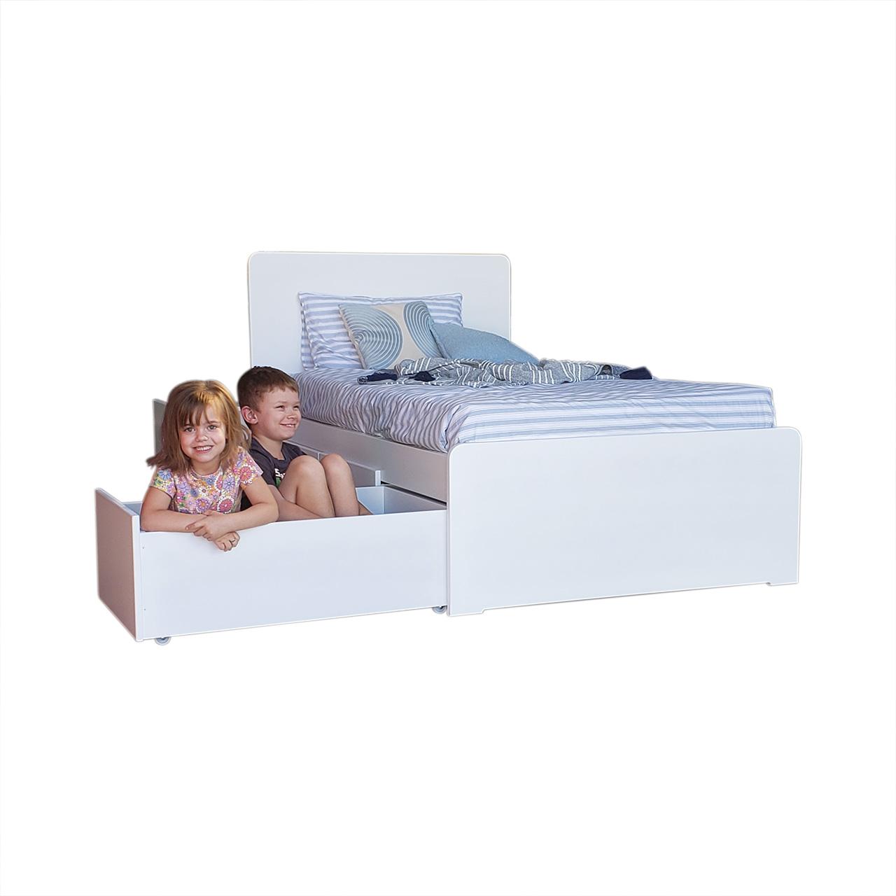 The Quokka King Single bed with 3 HUGE under bed storage drawers Australian Furniture Makers Pty Ltd Ballarat 0449 048 686