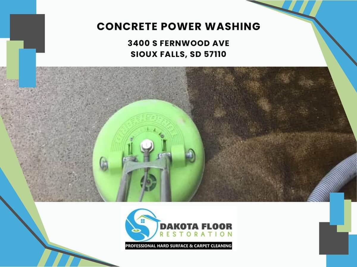 concrete power washing