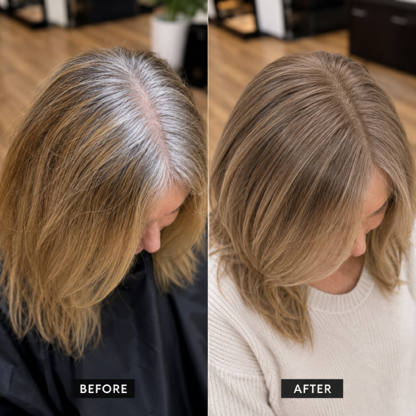 Refresh visible regrowth with a professional root touch-up at Avissa Salon in Ann Arbor. Our customi 