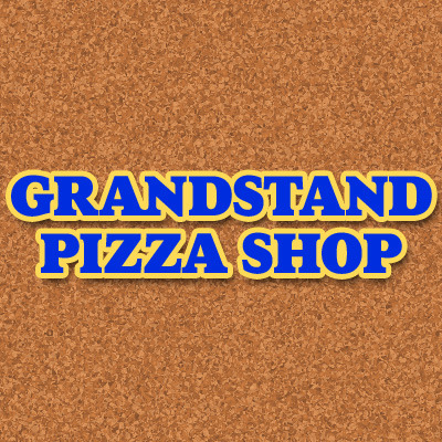 Grandstand Pizza Shop Logo