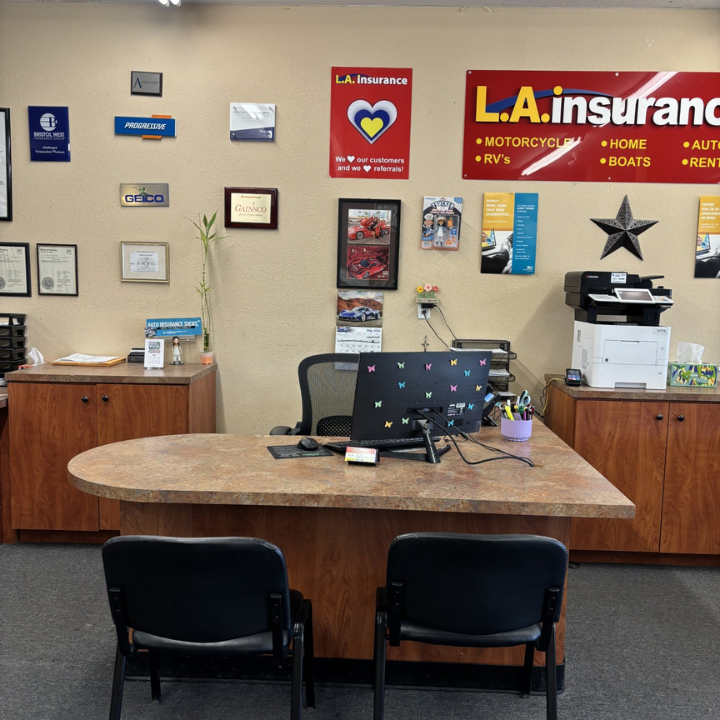 Interior of the L.A. Insurance located at 1337 West Prince Rd. in AZ 