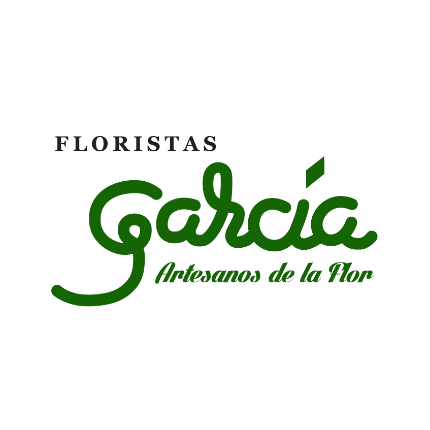 Floristas García Taller Floral Logo