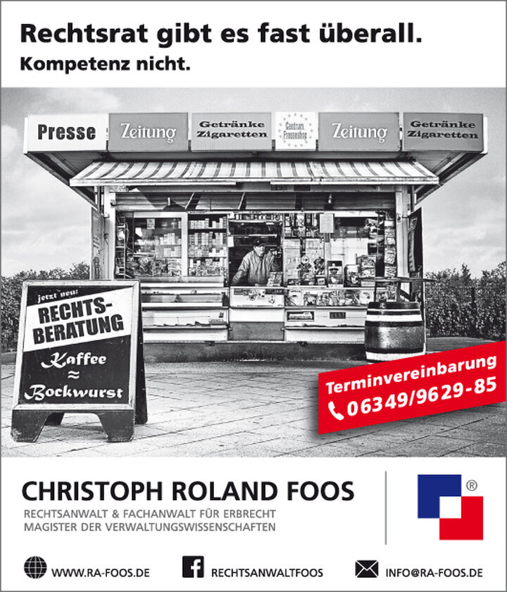Rechtsanwaltskanzlei Foos, Gartenstraße 8 in Winden