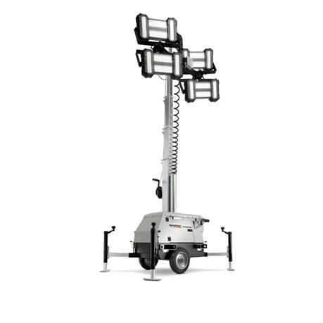 High-Performance LED Light Tower Rentals - Enhance visibility and safety on your jobsite with electric LED light towers from Herc Rentals. Our light towers provide reliable illumination to deliver optimal productivity during nighttime or low-light operations.