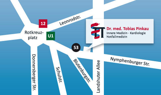 Ort_ Praxis Dr. med. Tobias Pinkau | Innere Medizin | Kardiologie | Notfallmedizin | München