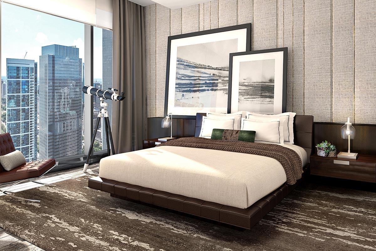 St. Regis Chicago Residences One Bedroom Bed