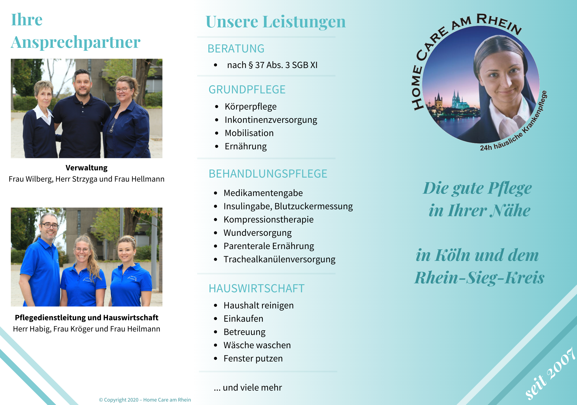 Home Care am Rhein K+S GmbH & Co. KG, Kaiserstraße 88A in Köln