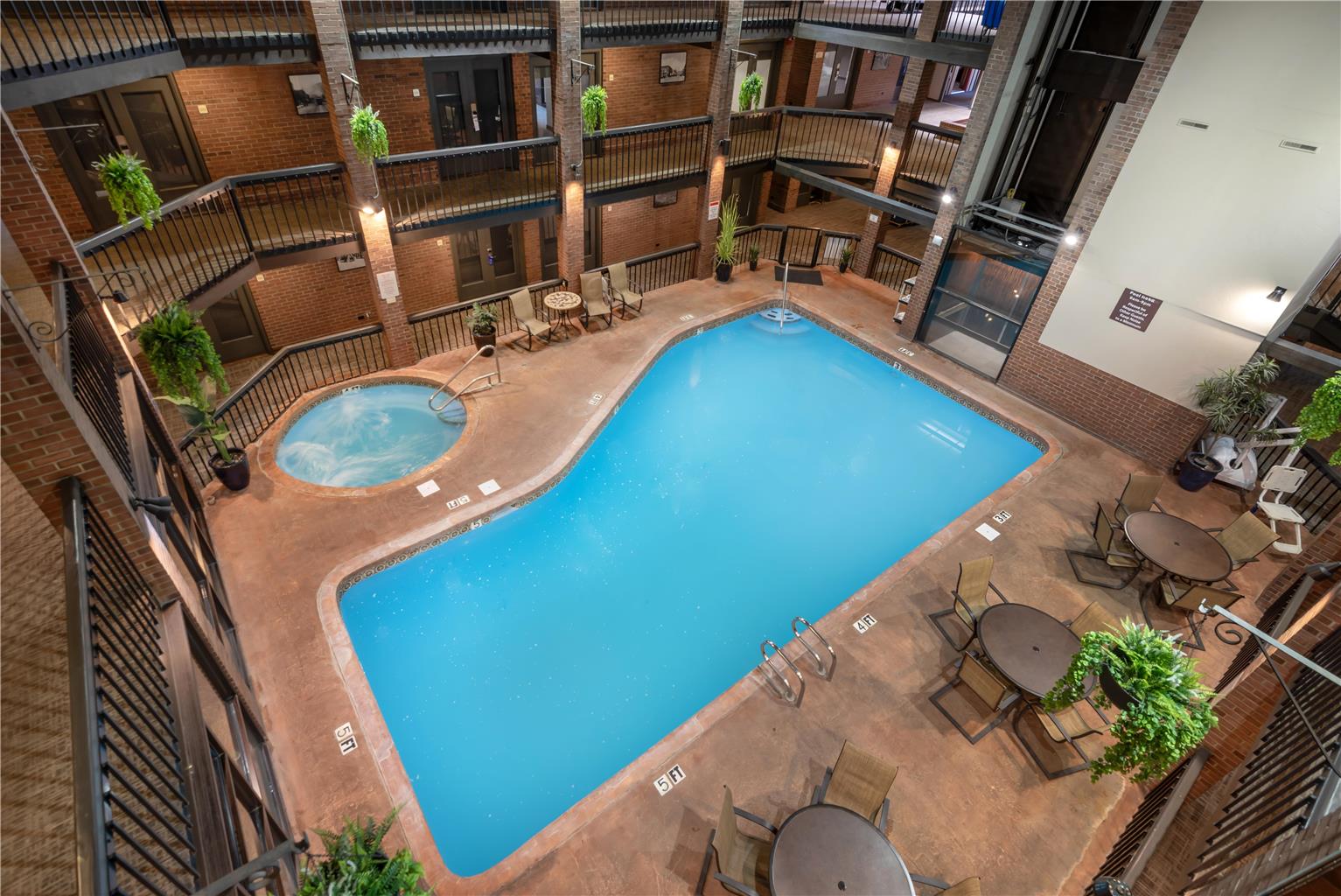 Indoor Pool & Hot Tub Area