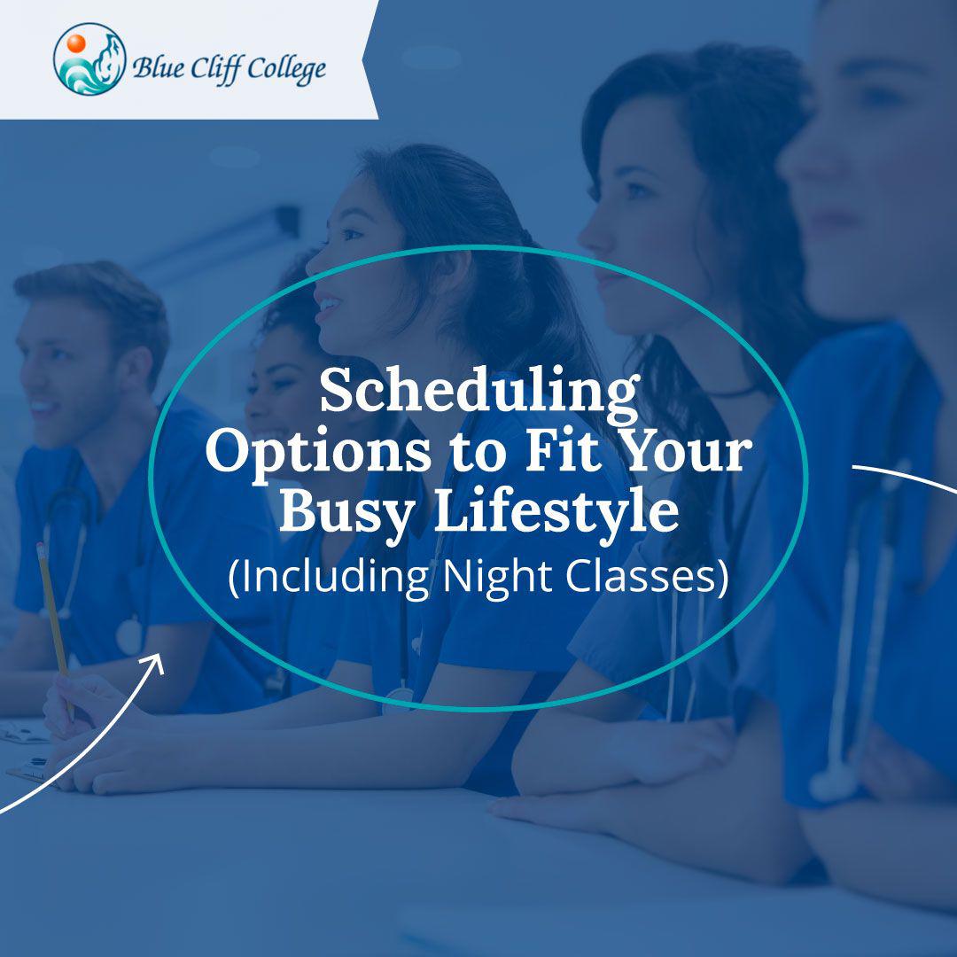 Schedule Classes that fit your busy life cycle. Night Classes available.