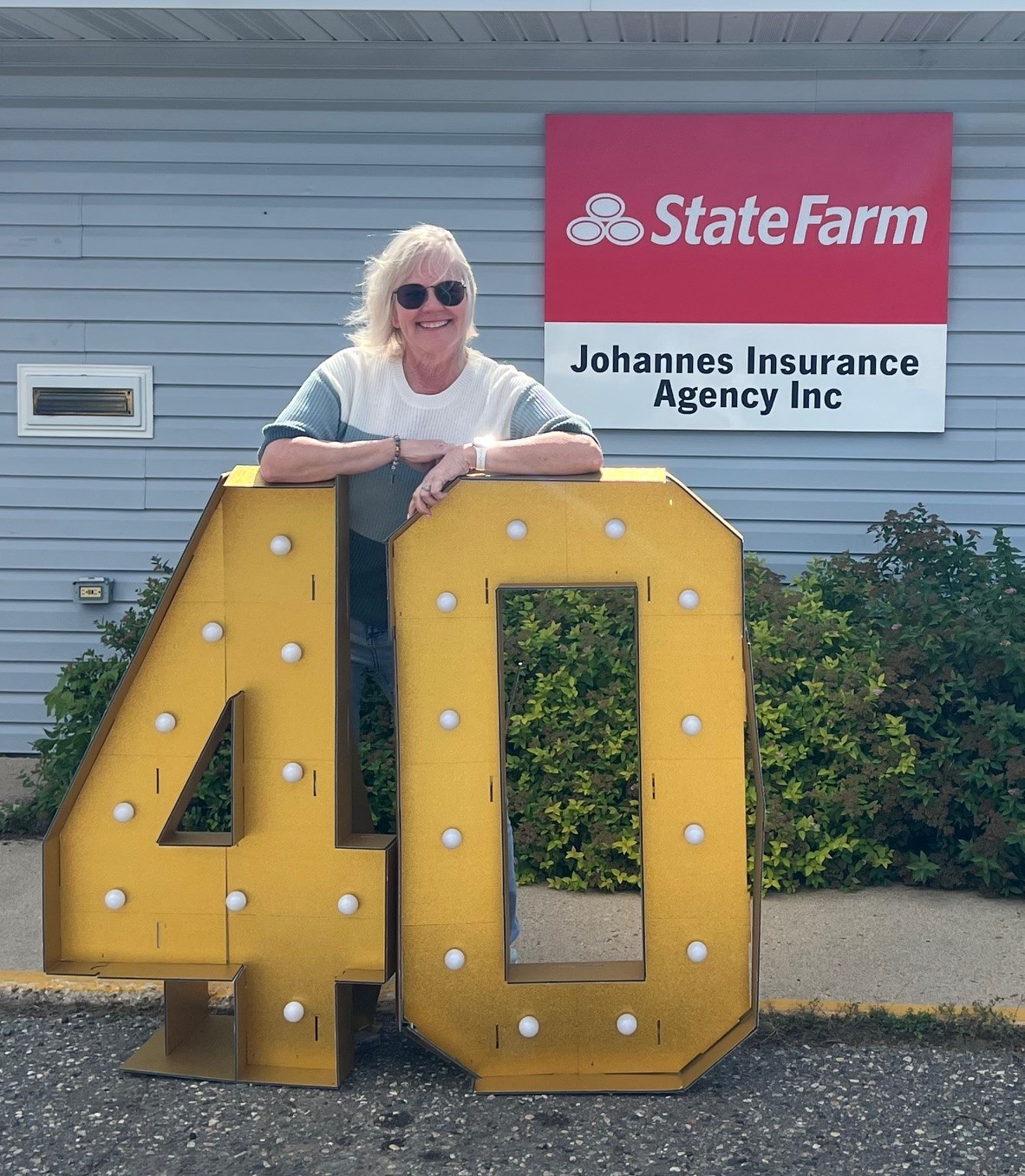 Happy 40 years of being an agent!
