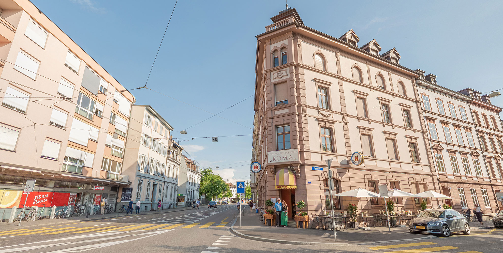 Restaurant Pizzeria ROMA Basel, Hammerstrasse 15 in Basel