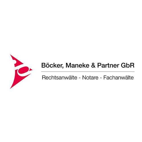 Logo Böcker, Maneke & Partner GbR - Rechtsanwälte - Notare - Fachanwälte - Steuerberatungsstelle