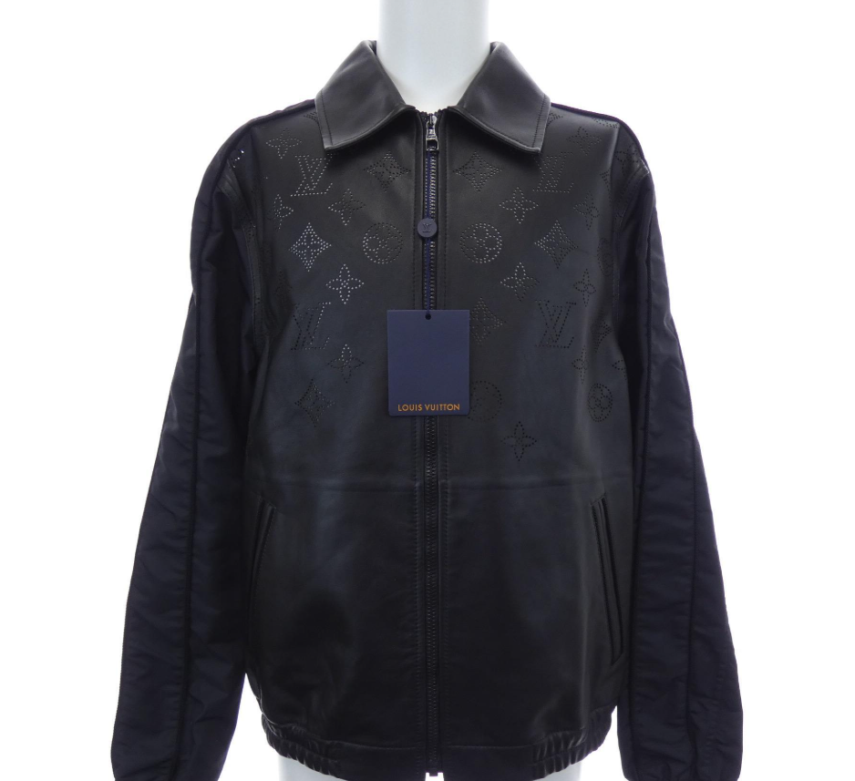 ルイヴィトン LOUIS VUITTON パーフォレーテッドミックスレザーブルゾン HPL02WTV8 レザージャケット
