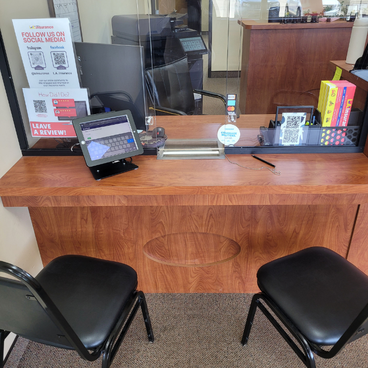 Interior of the L.A. Insurance Agency located at 20180 West Seven Mile Road in MI
