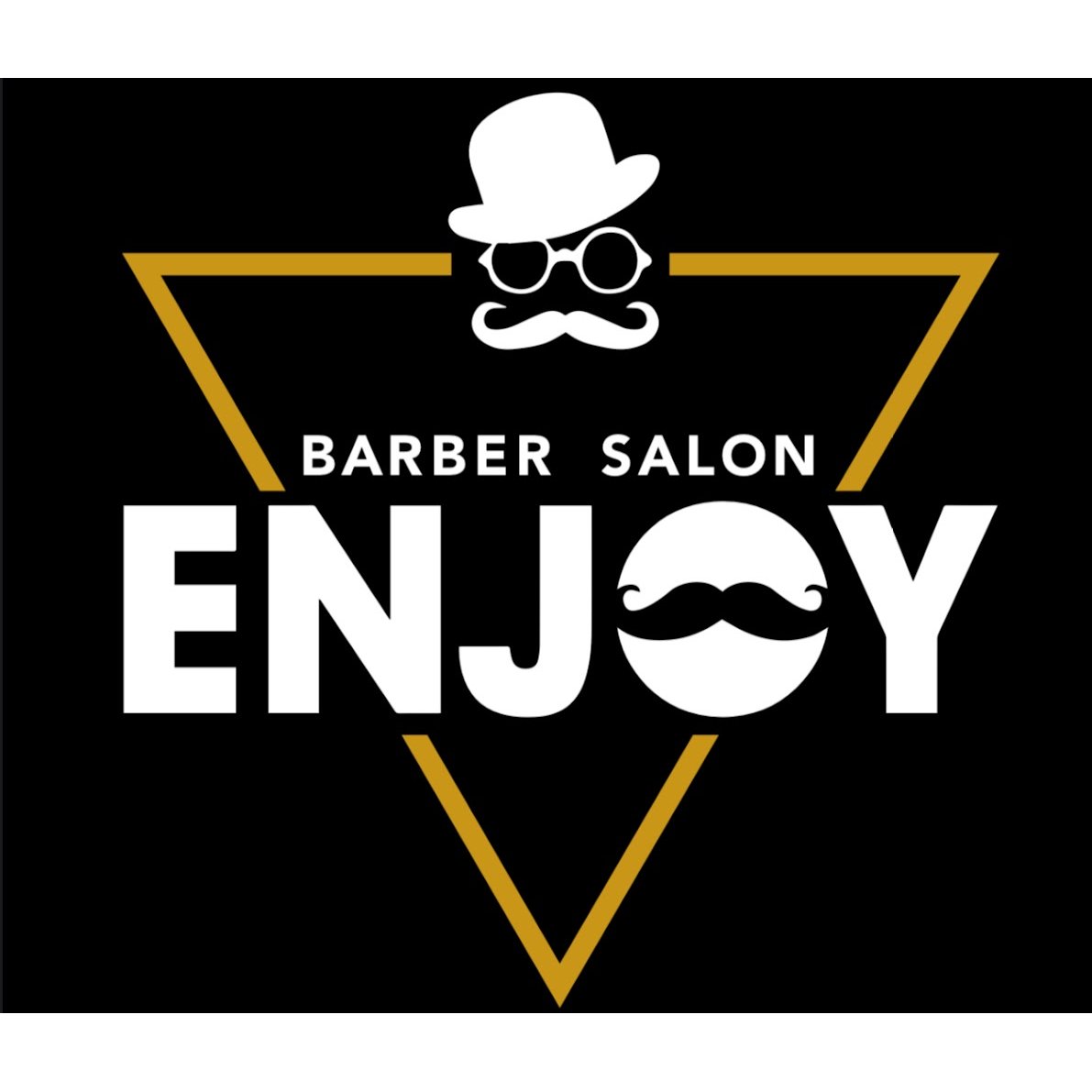 Enjoy Barber Salon Logo