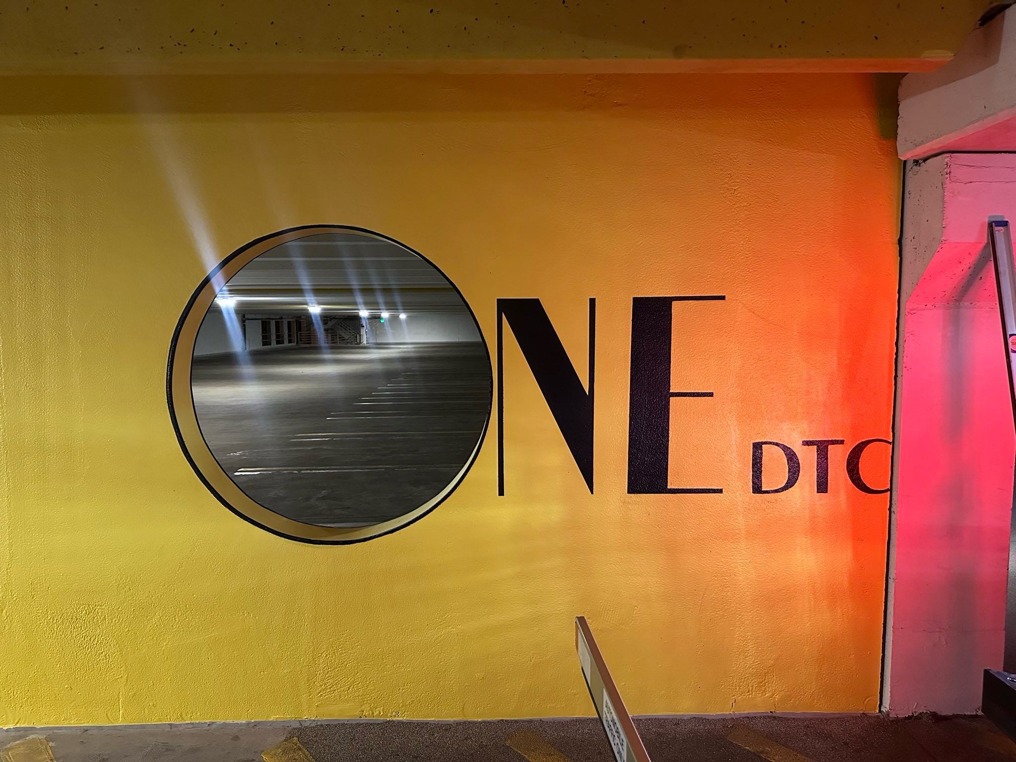 Painted wall graphic
