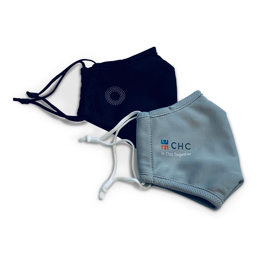 Face masks. Branded merch by PLC Print.
