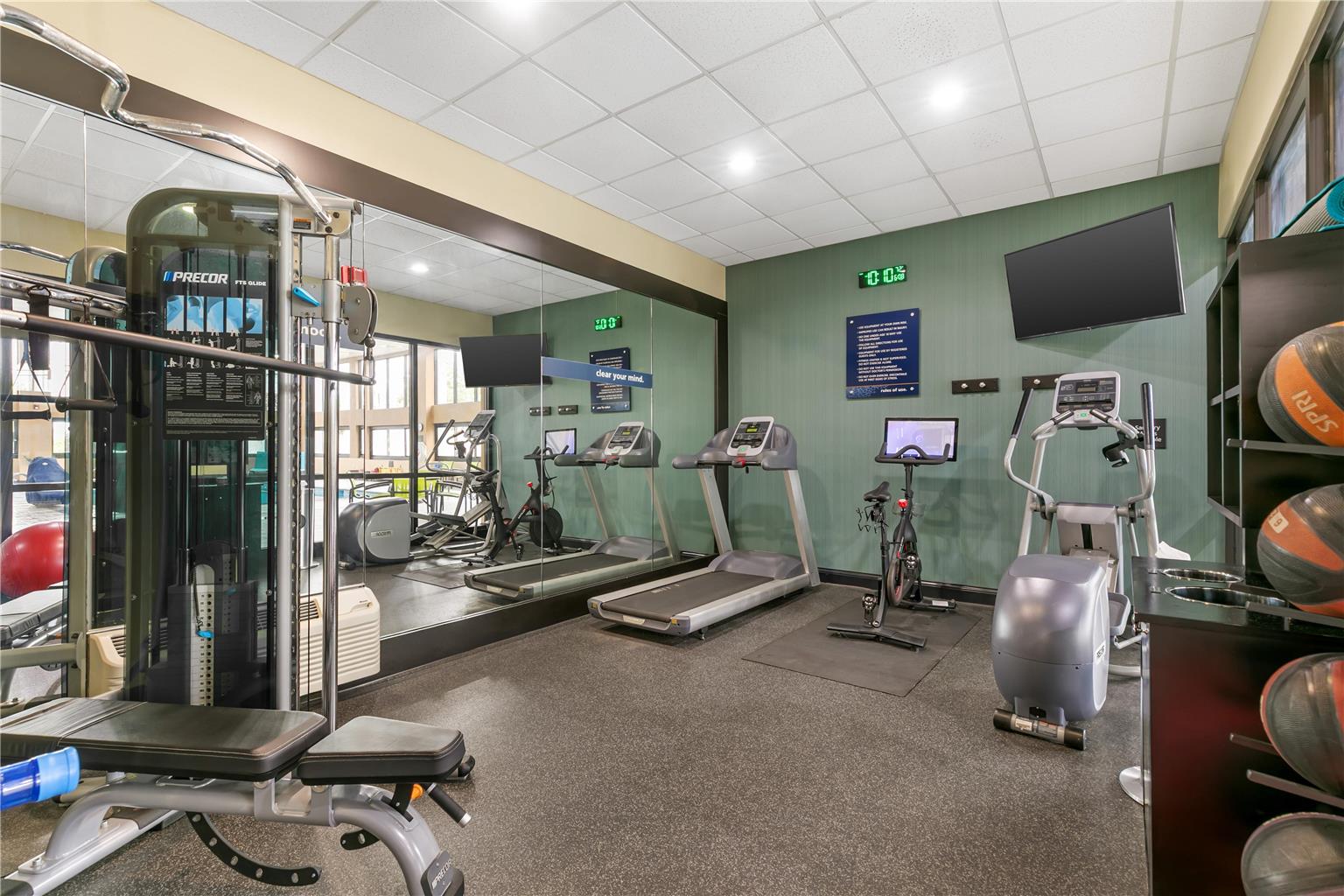 Health club  fitness center  gym 