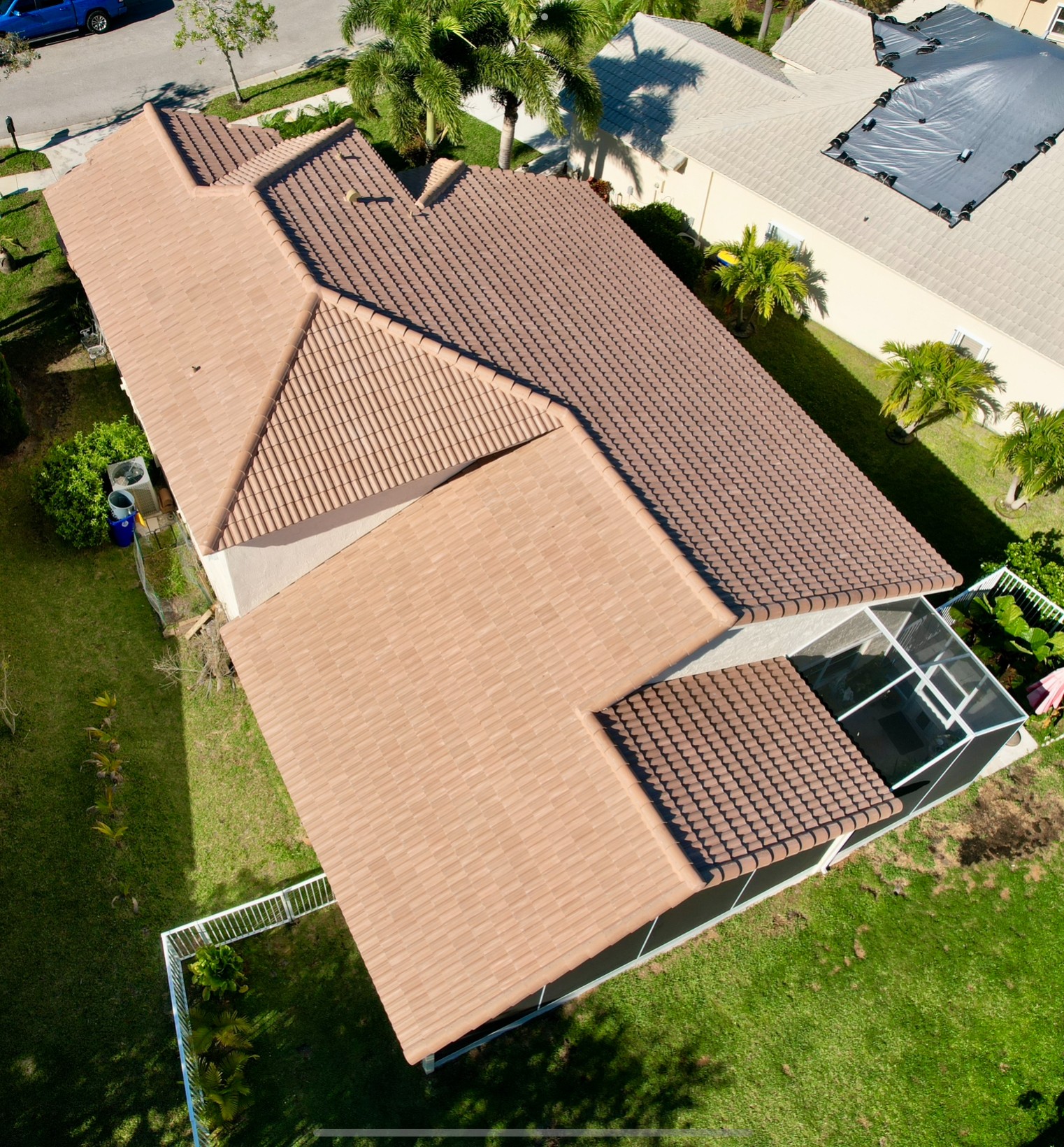 Barrel Tile Color: Boca Cream. Roof Replacement complete!