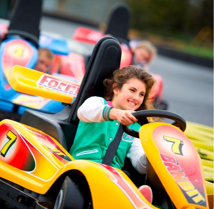 ur Formula One style Go Karts have the perfect ingredients to create memorable driving experiences for children aged four and upwards.
Safe electric operated Go-Karts are set up in a challenging inflatable circuit all under the watchful eye of fully trained staff who manage everything for you in a fun and engaging way. Suitable for a variety of surfaces our all-terrain tyres can handle most surfaces including grass or tarmac. Our fume-free Karts are perfect for both indoor or outdoor venues all year round with fully adjustable speeds our Karts are both safe and thrilling.