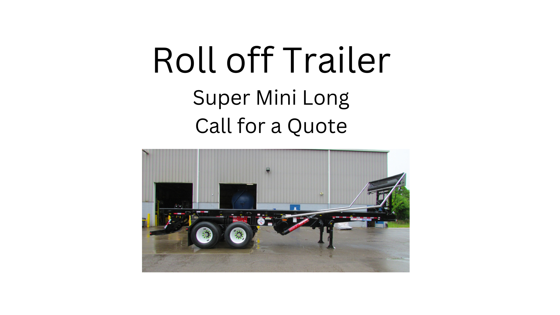 Roll-off trailers for sale by BENLEE