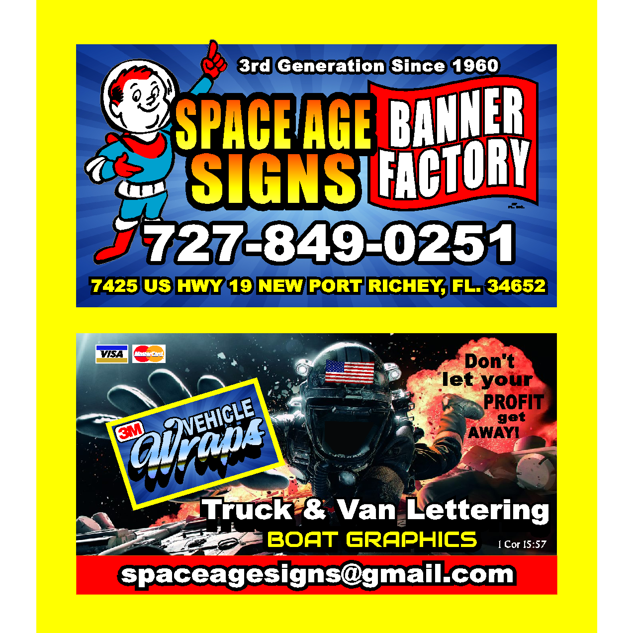Space Age Signs Banner Factory Of Florida Inc. Logo