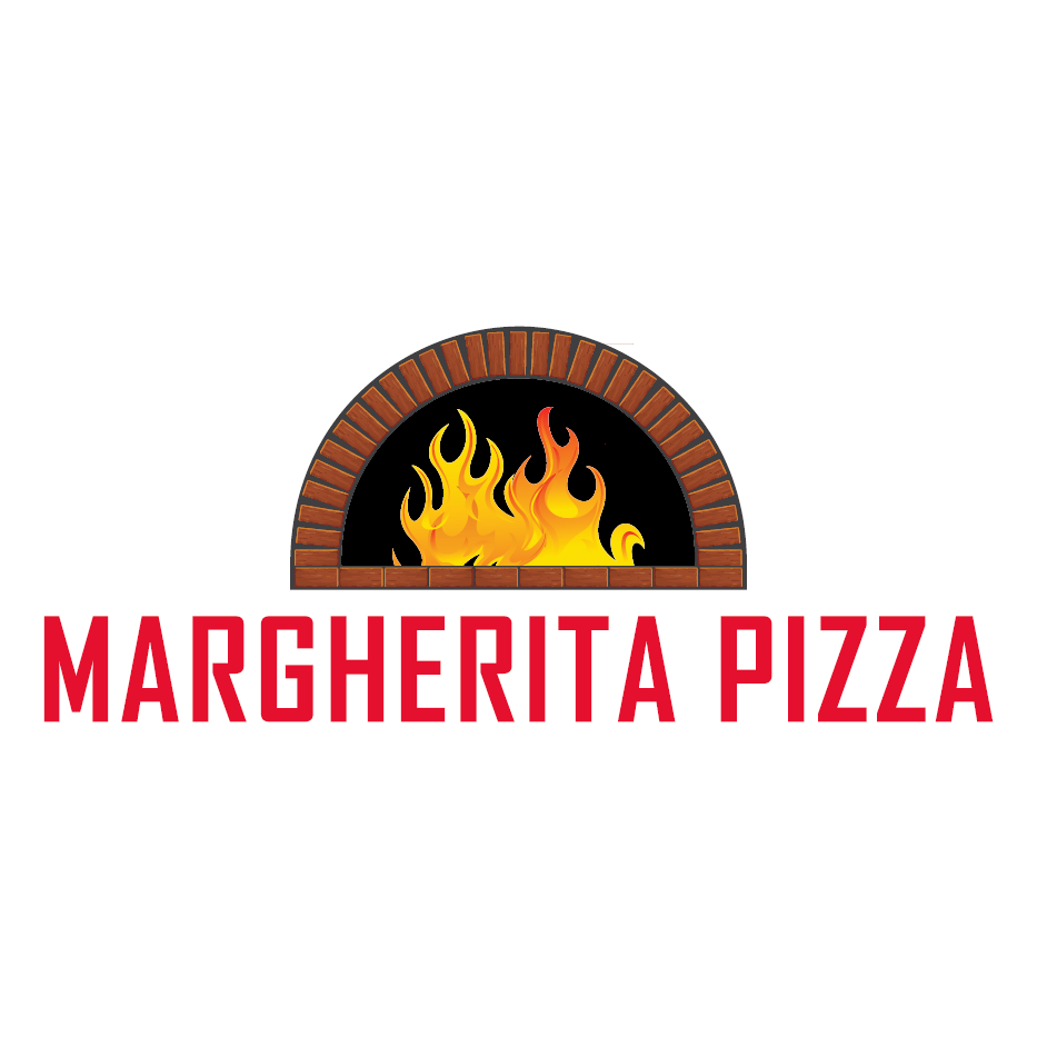Margherita pizza Logo