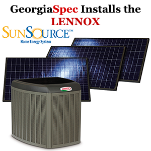 GeorgiaSpec enjoys installing the innovative and power saving SunSource systems from LENNOX.