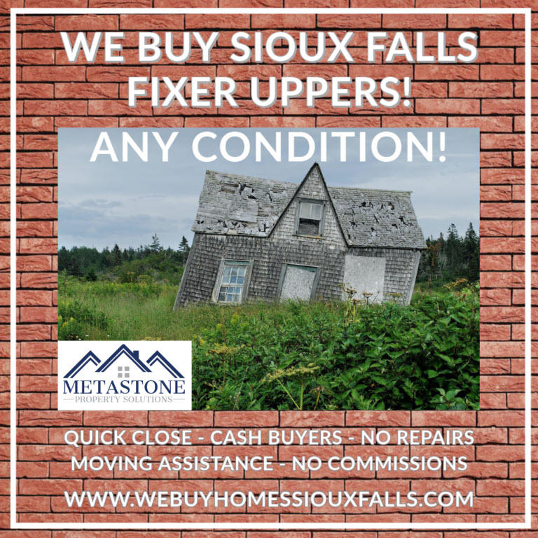 Distressed house buyer Sioux Falls