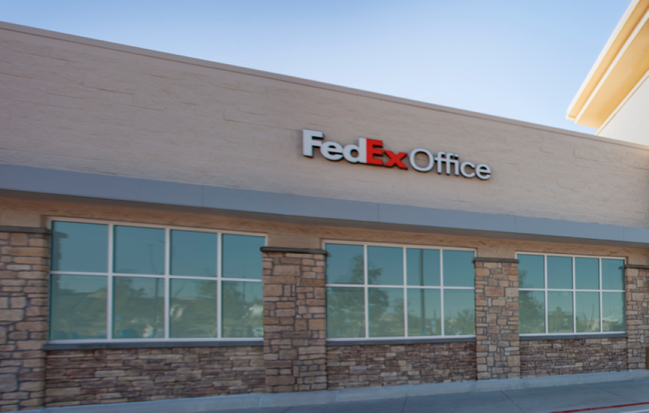 FedEx Office is inside Walmart