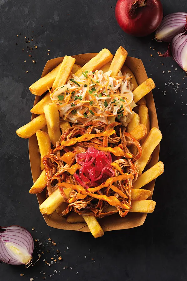 BBQ Pulled Pork Poutine