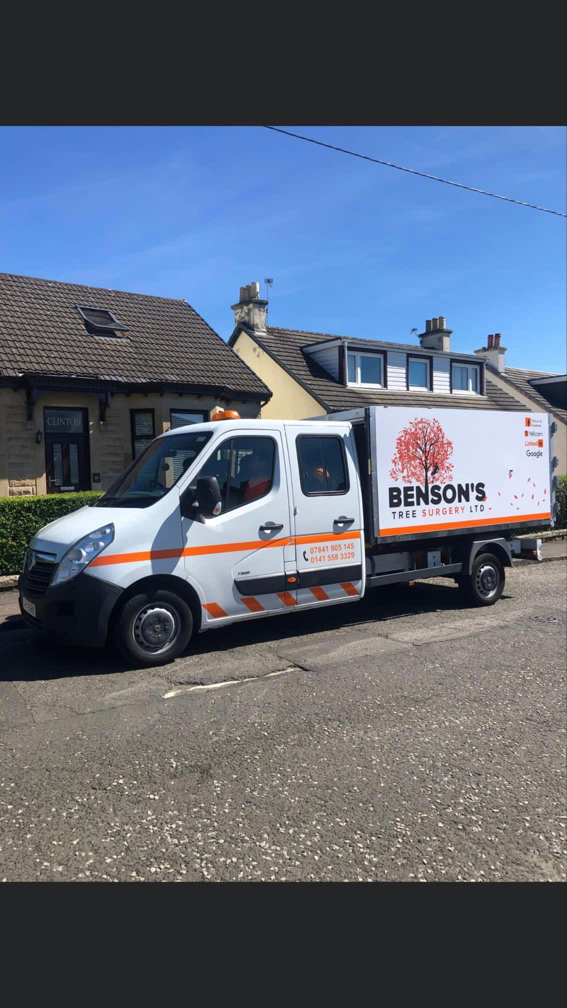 Bensons Tree Surgery Ltd Glasgow 07841 905145
