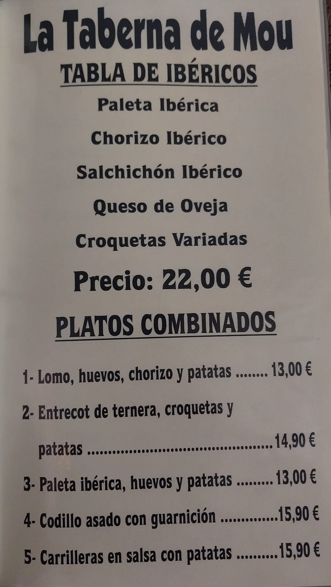 Asador La Taberna Mou