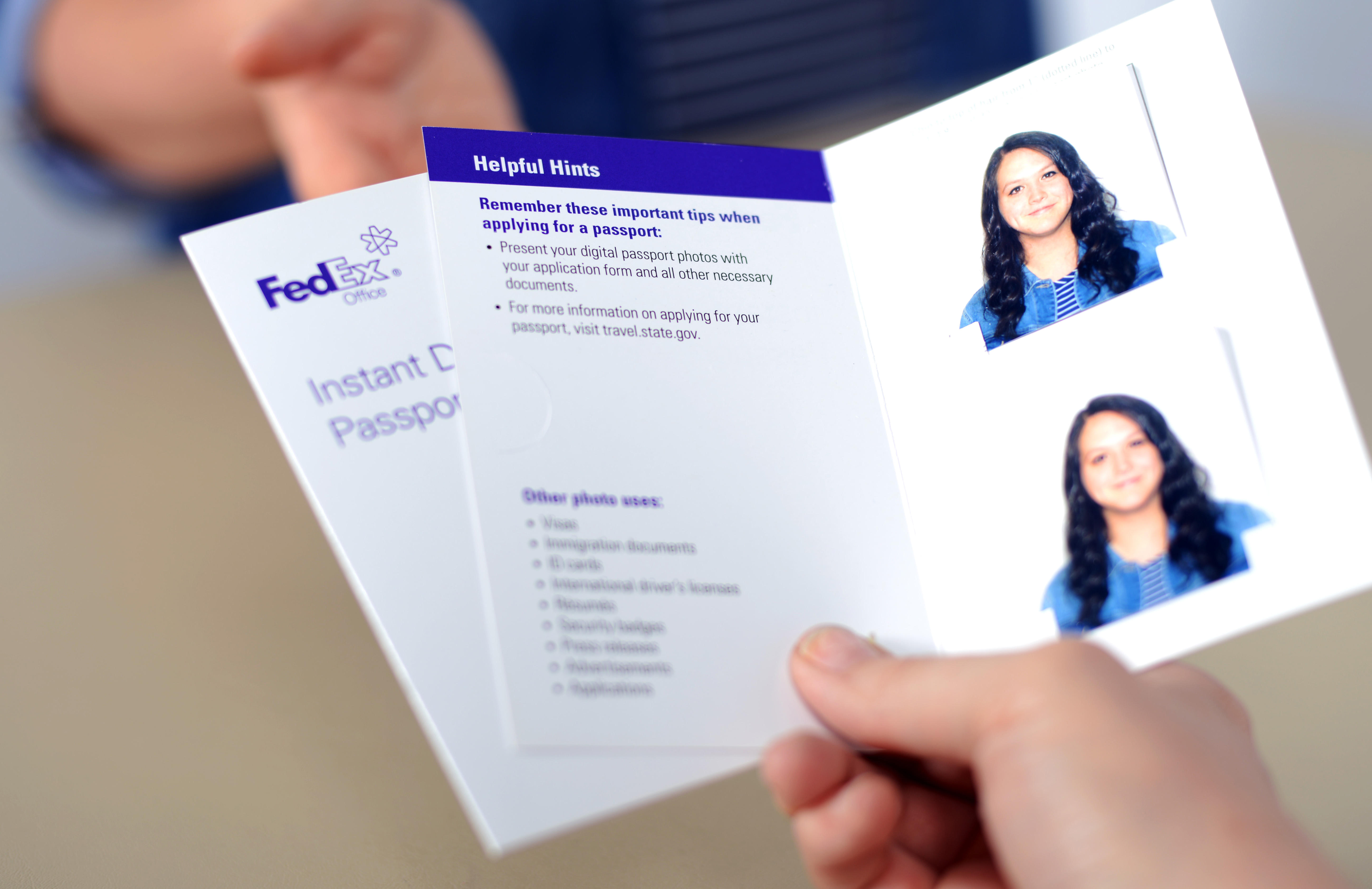Get ready to travel with passport photos, conveniently taken and printed at a FedEx Office location near you, all for just $14.95.