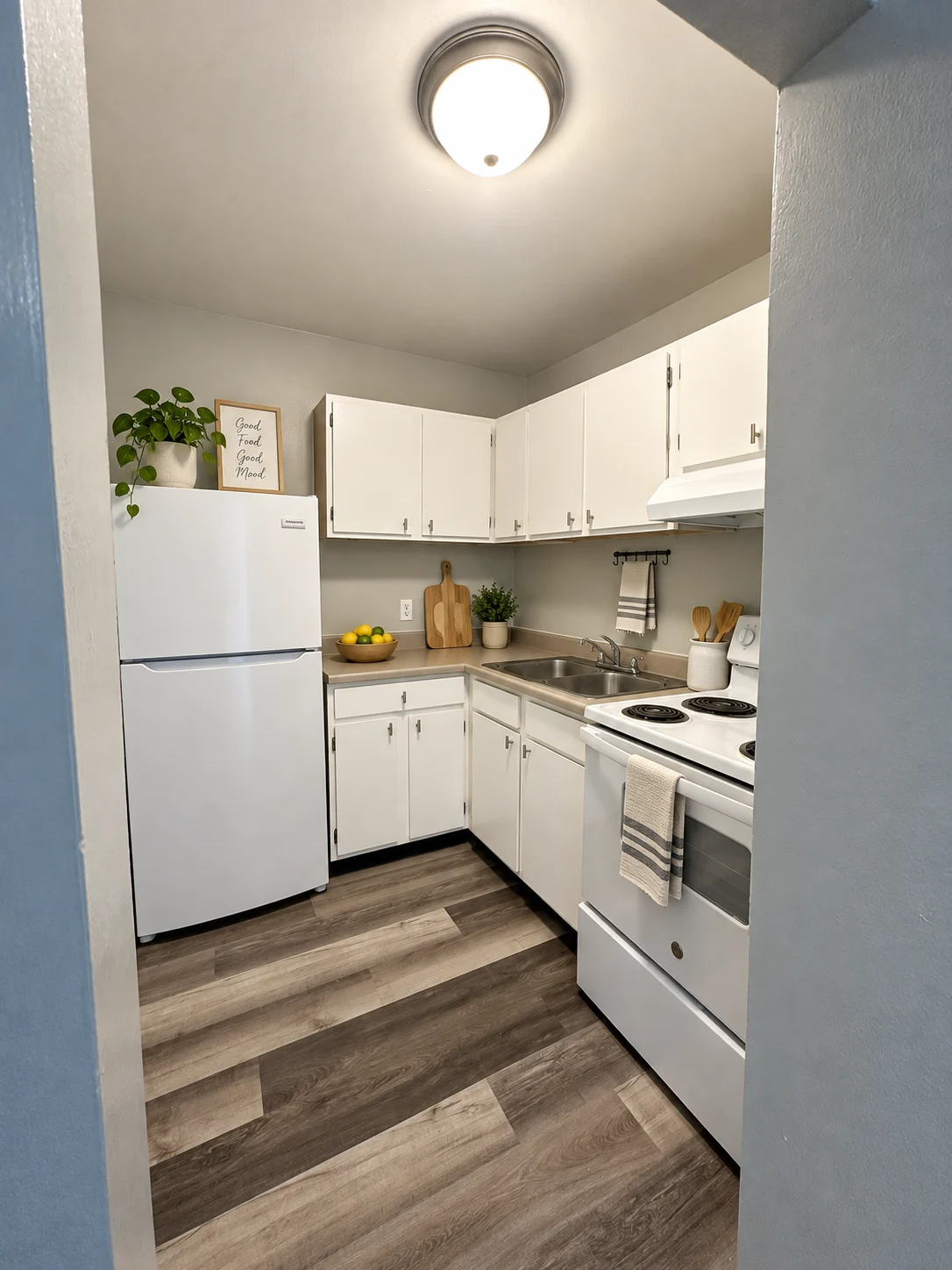 Kitchen at our Apartments at 1100 W Lincoln Hwy 