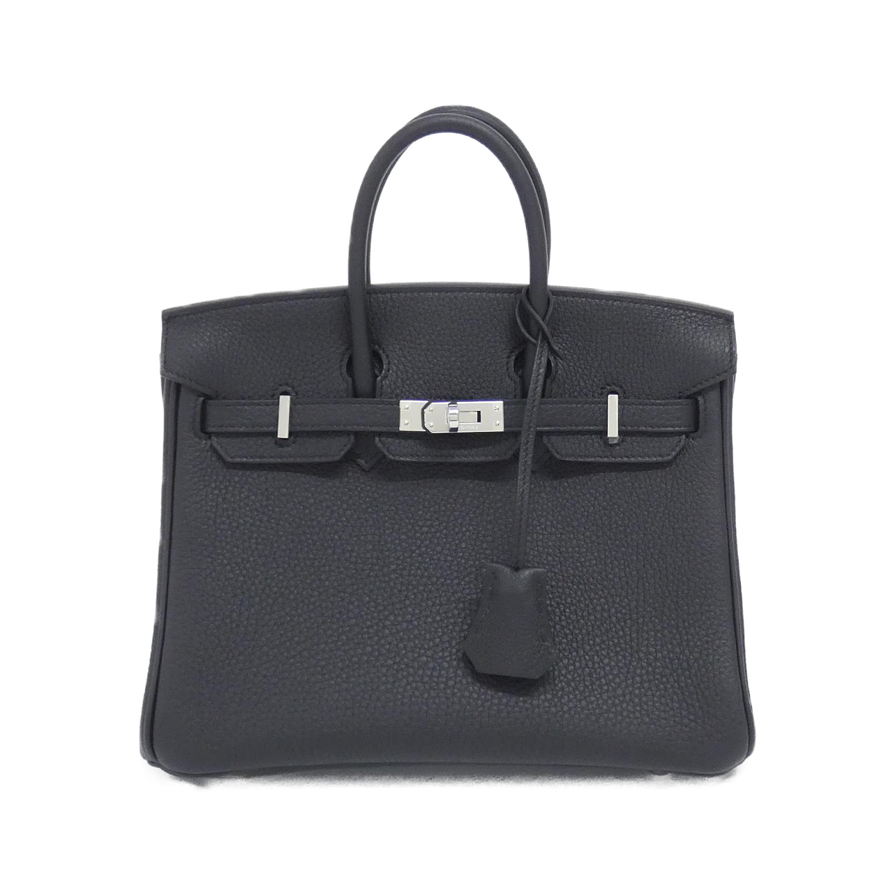 エルメス バーキン 25cm 041344CK トゴ BLACK シルバー金具 K刻印