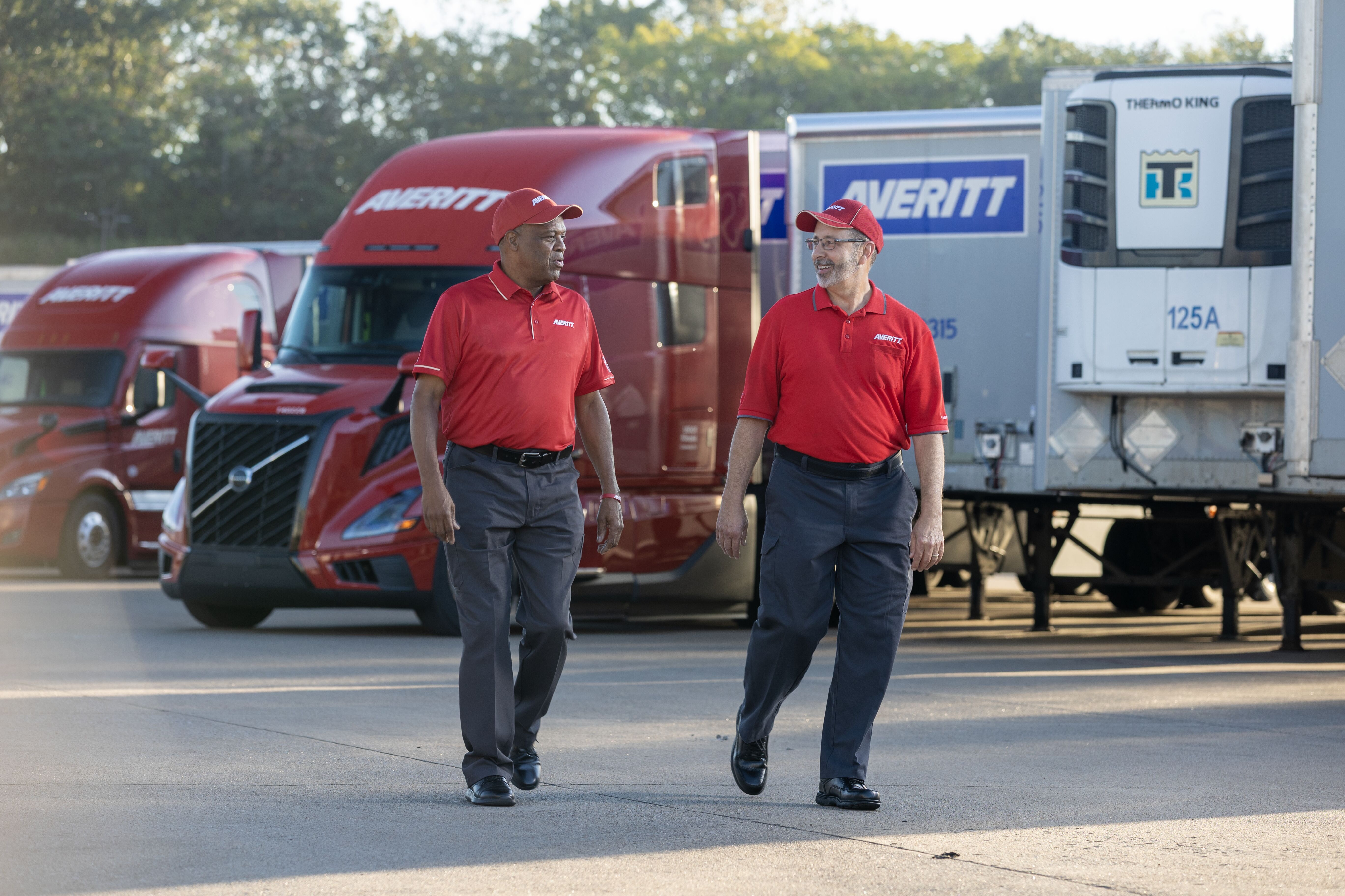 Uniformed drivers and associates that represent your brand and Averitt 