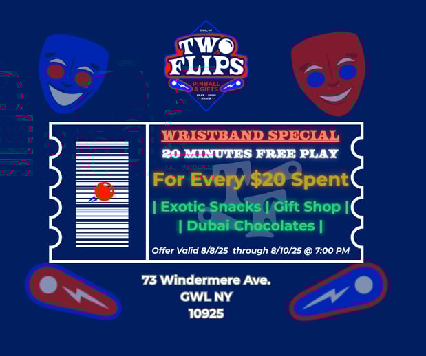 Images Two Flips Pinball & Gifts